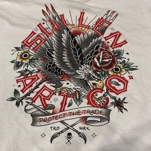 Sullen Art Co. boys Tshirt. Large. White.